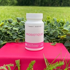 Laboratoire Beauchamp - Complément alimentaire PROBIOTIQUES - Mélange de 8 souches probiotiques dosées à 4 milliards par gélu