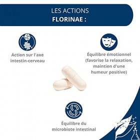 Florinae – Probiotiques – Favorise la Relaxation et la Détente - Souches Microbiotiques&nbsp;: Bifidobacterium et Lactobacillus – 