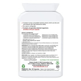 Complément probiotique végétalien multi-souches pour soutien intestinal, Bacterium+