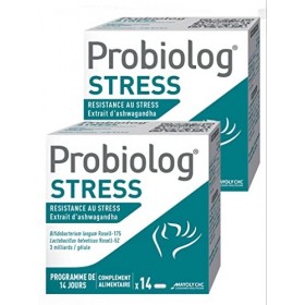 Mayoli Spindler Probiolog STRESS - Compléments alimentaires - résistance au stress - lot de 2 boîtes de 14 Gélules. Pack2 