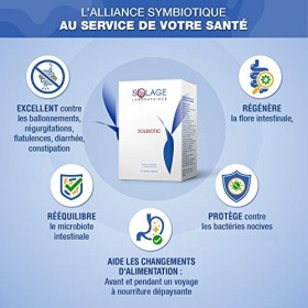 Bacteries lactiques & Prébiotiques | 20Mds UFC Haute Activité - 1/j Suffit | Complément Alimentaire Flore Intestinale │30 gél
