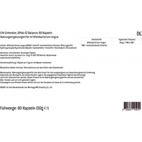 Life Extension, Bifido GI Balance, avec Bifidobacterium longum, 60 Capsules, Testé en Laboratoire, Sans Gluten, Végétarien, S