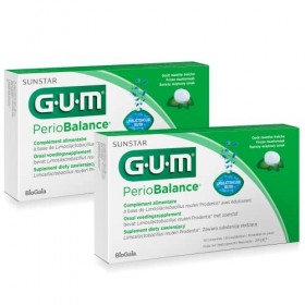 GUM PerioBalance/Complément alimentaire/Contient Limosilactobacillus reuteri Prodentis/Agréable arôme à menthe fraîche / 2 x 