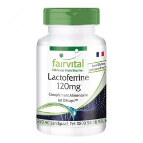 Fairvital | Lactoferrine 120 mg - 60 gélules - gastro-résistantes, en DRcaps à libération prolongée
