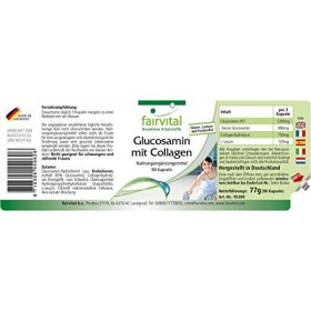 Fairvital | Glucosamine + Collagène - Fortement dosé - 90 Capsules