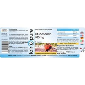 Fair & Pure® - Glucosamine 400mg et Collagène 250mg - 90 gélules de Glucosamine