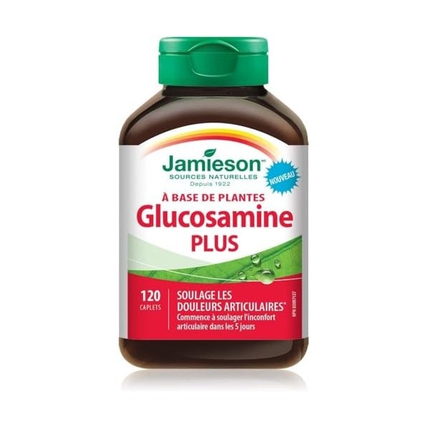 Jamieson Plant-based Glucosamine Plus NEW 120 Caplets