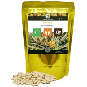 NAKURU | Ananas | Gamme Équilibre | Fabriqué en France | "Le Roi des Fruits !" | 90 Gélules de 355mg /Poids Net: 31,95g 