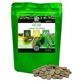 NAKURU | Mélisse | 90 Comprimés de 500mg | Gamme Relax | Fabriqué en France / "Le Piment des Abeilles !"