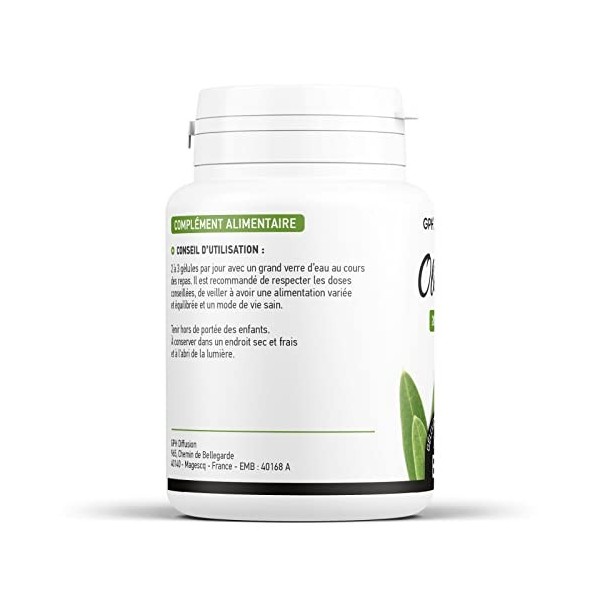 Olivier feuille biologique 200 mg - 100 gélules végétales