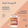 Vitavea - Booster Energie Immédiate et Prolongée Action 8H - Réduit la Fatigue - Guarana, Ginseng, Caféine, Vitamine C, Vitam