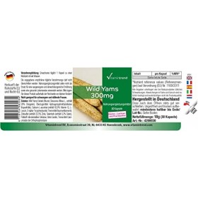 Extrait digname sauvage 300mg - 30 gélules - extrait de racine digname standardisé à 20% de diosgénine - hautement dosé - v