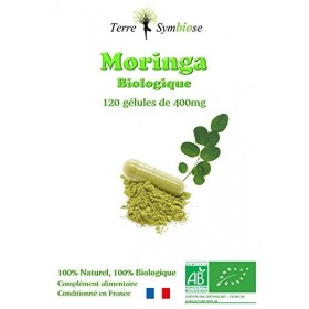 Moringa Biologique - 120 gélules de 400mg - Energie