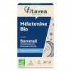 Vitavea - Mélatonine 1 mg Bio - Complément Alimentaire Sommeil Adulte - Endormissement, Pour Dormir - Décalage Horaire, Jet L