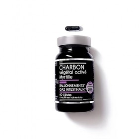 Nutrivie Charbon Végétal Activé Myrtille 60 Gélules