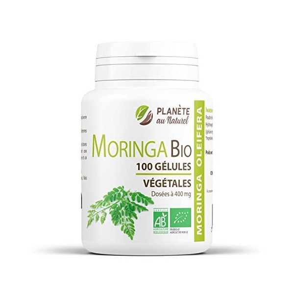 Moringa Oleifera Bio - 400mg - 100 gélules végétales