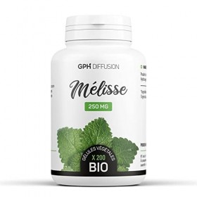 Mélisse Bio 250 mg - 200 Gélules Végétales