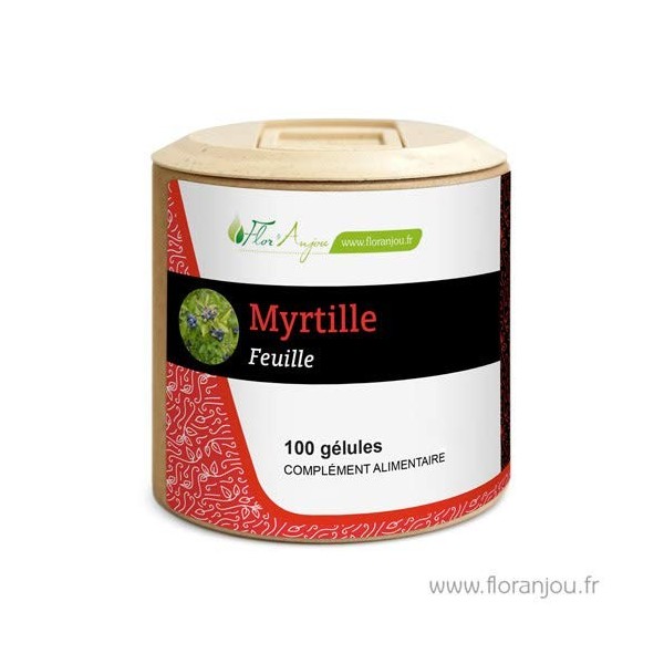 Floranjou - Gélules Myrtille feuille - 100 gélules