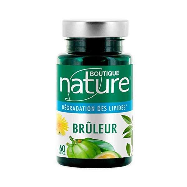 Boutique Nature - Complément Alimentaire - Bruleur - 6 Gélules Végétales - Guarana et Thé Vert pour bruler les calories