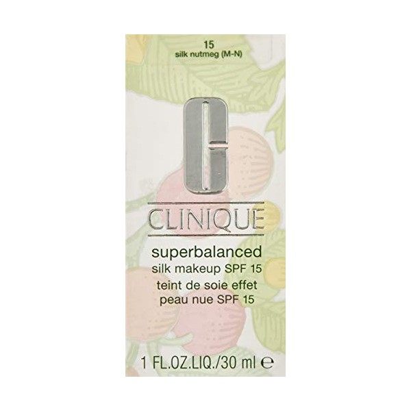 Clinique 830-03865 Fond de Teint de Soie Effet Peau Nue SPF 15 15 Silk Nutmeg 30 ml