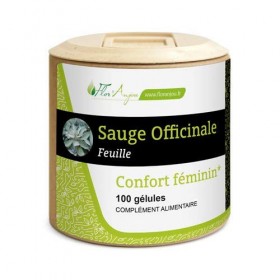 Floranjou - Gélules Sauge officinale de Grèce feuille - 100 gélules