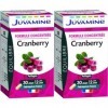 JUVAMINE - Equilibre - Formule Concentrée Cranberry - Vegan - Cranberry - 60 Unité Lot de 2 