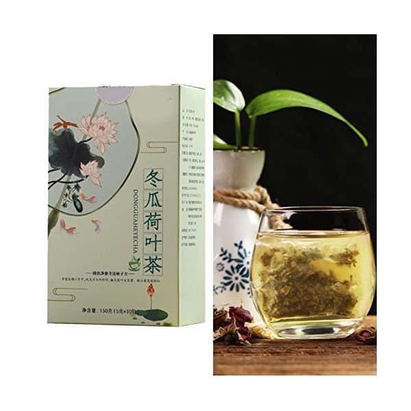 Thé parfumé naturel pur, tisane biologique Emballage indépendant Infuser 30 tasses de sachets de thé sains améliorant la dige