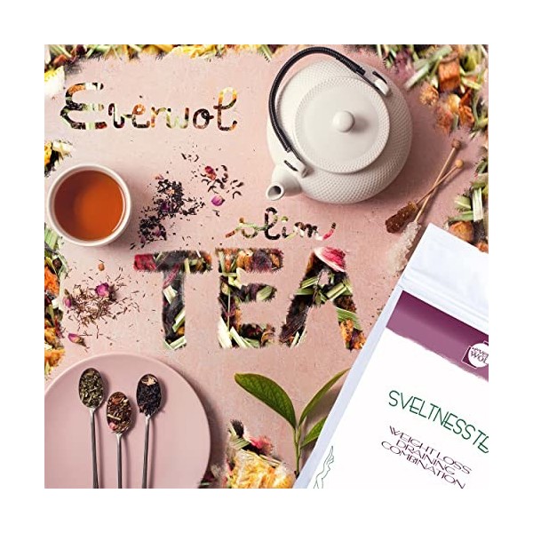 EVERWOL - DETOX⎮ Thé Detox et purifiant - Tisane naturelle bien-être - Feuilles de Sené, graines de cassia ⎮France⎮100 gr.