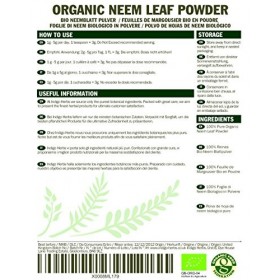 Indigo Herbs Poudre de Neem Bio 100g