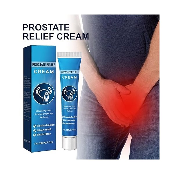 Supplément de Prostate pour Hommes, 3 Pièces Crème de Prostate Pâte à Absorption Facile Suppléments de santé de la Prostate p