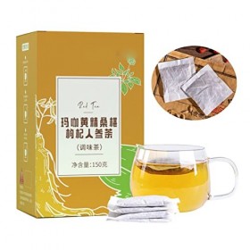Azusumi Ginseng Five Treasure Tea Maca Polygonatum Mulberry Wolfberry et Ginseng Combinaison Tisane Sachets 150g 5gx30 Sacs