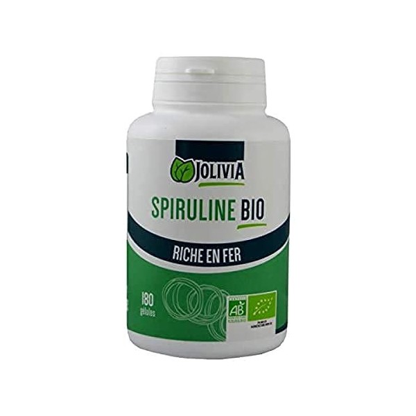 Jolivia Jolivia Spiruline Bio 250mg, 180 Gélules