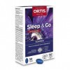 Ortis - Sleep & Go 30 Comprimés - Complément Alimentaire pour un Sommeil Sain et Réparateur - Action Rapide sur Relaxation, E