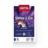 Ortis - Sleep & Go 30 Comprimés - Complément Alimentaire pour un Sommeil Sain et Réparateur - Action Rapide sur Relaxation, E