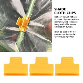 HERCHR Pinces à Effet de Serre 50 pièces, Pinces à Film à Effet de Serre pour Pinces de Jardin pour Le Soutien de lextension