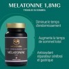 Naturathéra MÉLATONINE 1,8MG - Dosage fort - Complément Alimentaire Réveils Nocturnes Insomnies Difficultés dendormissement 