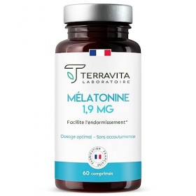 MÉLATONINE FLASH 1,9 MG par Comprimé | Pure et Efficace avec Dosage Maximal | Sommeil Réparateur | Endormissement Rapide | Je