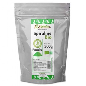 Spiruline biologique en poudre - 500 grammes