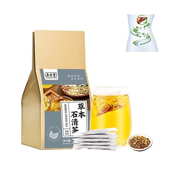 Tisane de pierre aux herbes, 18 saveurs de thé de soin du foie, tisane de pierre aux herbes CunGuTang, foie protecteur nourri