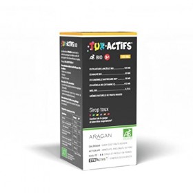 ARAGAN - Synactifs - Tuxactifs Bio 3+ - Complément Alimentaire Toux et Gorge Irritée - Camomille, Miel, Acérola, Mauve, Plant