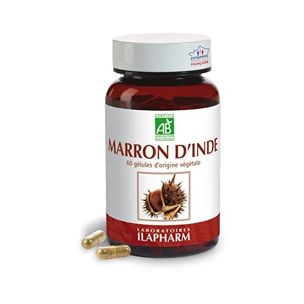 Laboratoires Ilapharm - MARRON DINDE BIO - Tonique veineux - Flacon de 60 gélules