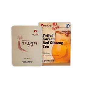Thé au Ginseng Rouge Coréen - 10 Sachets de 2g - 100% Extrait de Racines de Ginseng