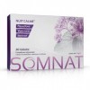 SOMNAT 30 Gélules | Nuit calme et apaisante | Action synergique de Passiflore, de Valériane et de Mélisse | Produit 100% Natu