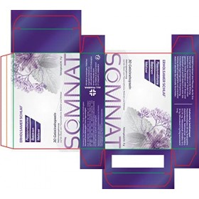 SOMNAT 30 Gélules | Nuit calme et apaisante | Action synergique de Passiflore, de Valériane et de Mélisse | Produit 100% Natu