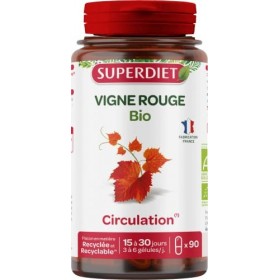 SUPER DIET : VIGNE ROUGE Bio 90 gélules