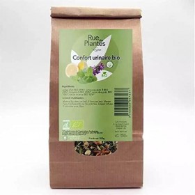 RUE DES PLANTES - Tisane confort urinaire bio 100g - mélange de plantes dont la verge dor, lortie piquante, la bruyère et l
