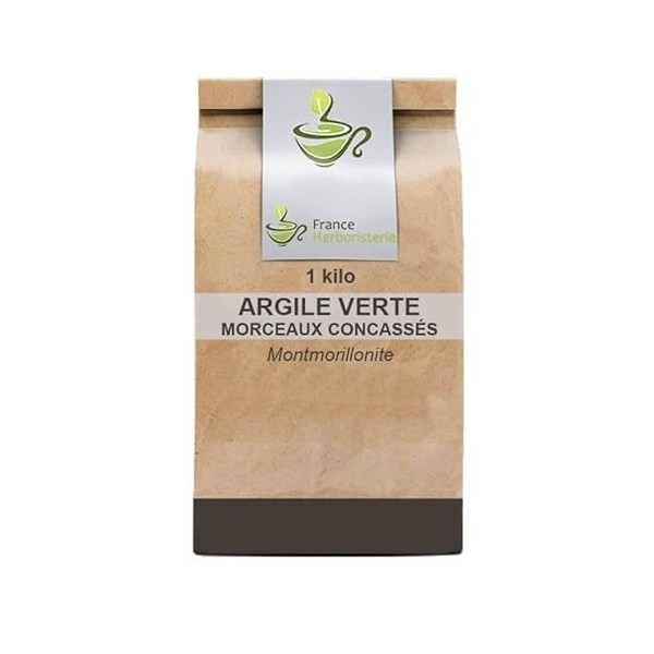 Tisane Argile verte morceaux concassés 1 Kg