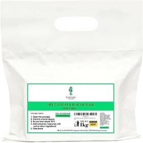 BLACK SEA · Allemagne · 1 kg de savon au lait de chèvre à verser du savon à base de savon brut sans SLS 100 % végétalien