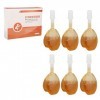 6pcs Suppositoires à la Glycérine, Suppositoires pour la Constipation, le Miel Liquide à la Glycérine Favorise le Péristaltis