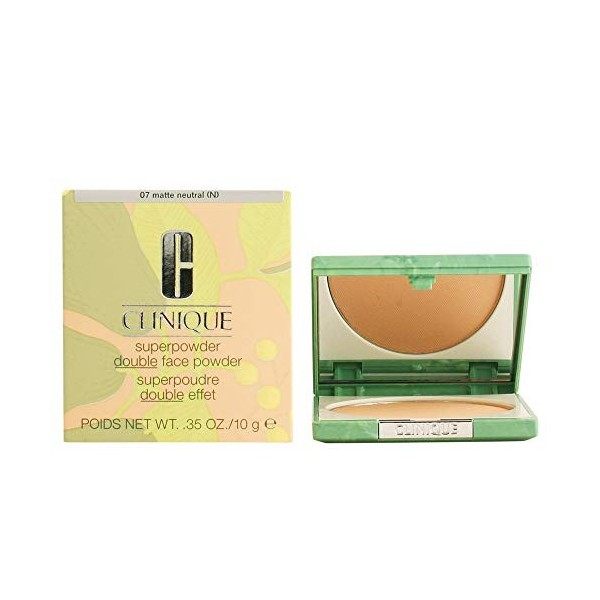 Clinique Superpowder Double Face Makeup - 07 Matte Neutral MF-N -Dry Combination To Oily FOR Women 0.35 oz Makeup